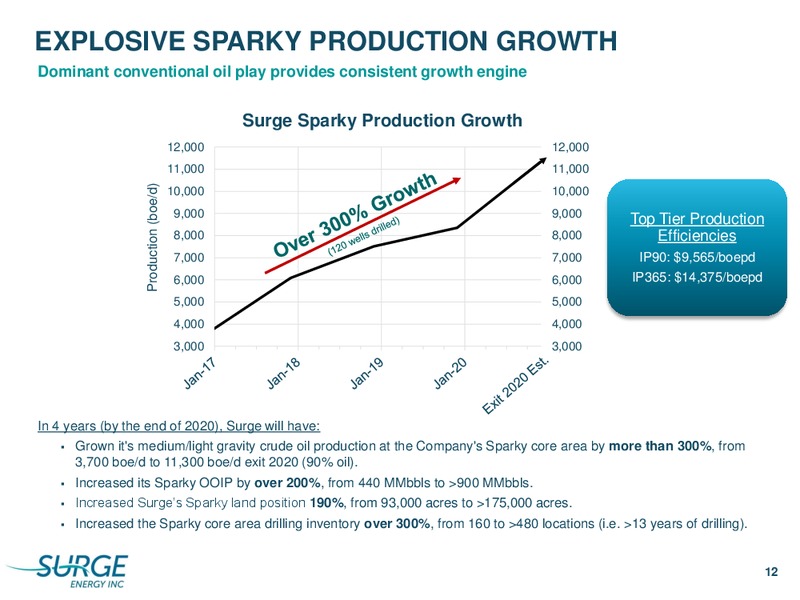 February 2020 Investor Presentation – Surge Energy Inc – slide 12
