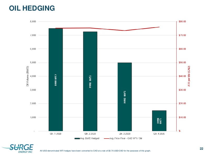 February 2020 Investor Presentation – Surge Energy Inc – slide 22