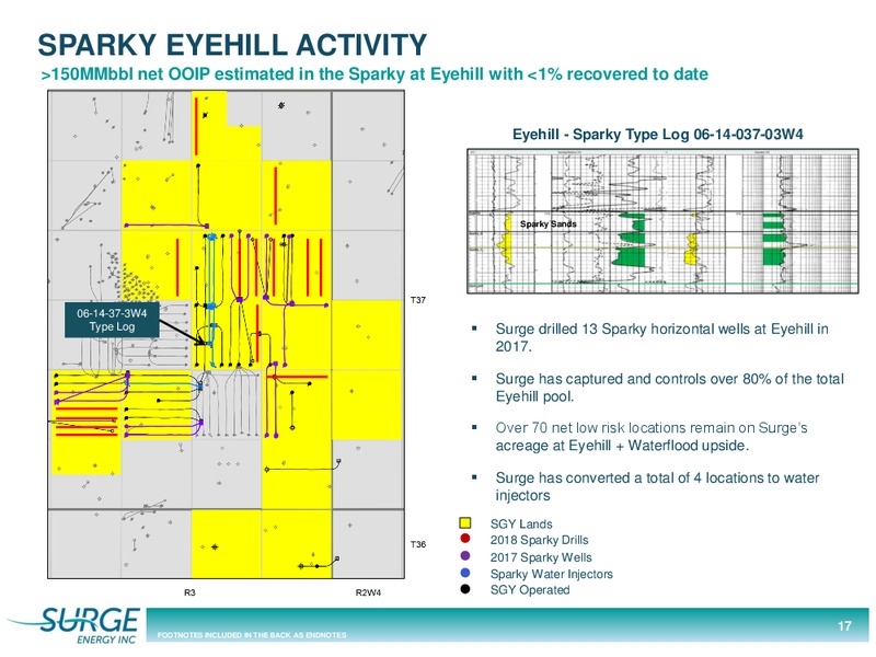March 2018 Investor Presentation – Surge Energy Inc – slide 17