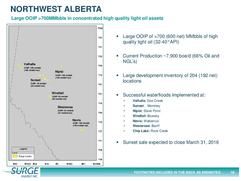 March 2016 Investor Presentation – Surge Energy Inc – slide 19