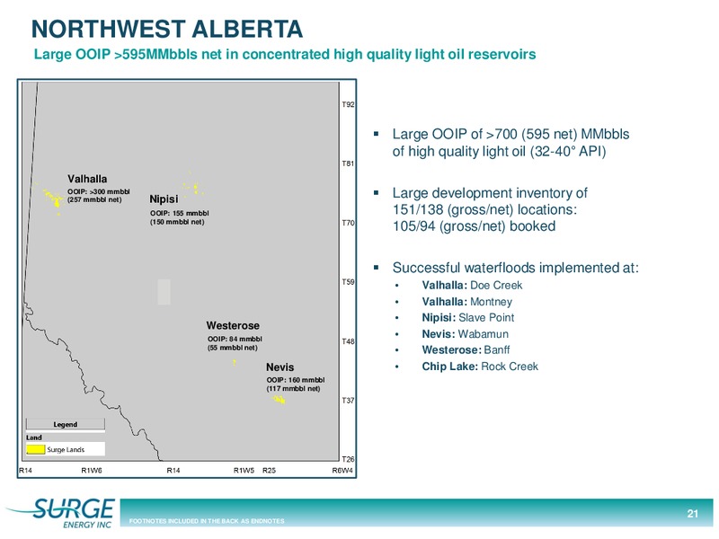 July 2018 Corporate Presentation – Surge Energy Inc – slide 21