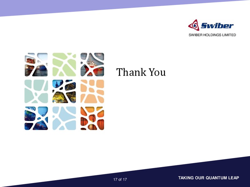 Q1 2014 RESULTS – Swiber Holdings Limited – slide 17