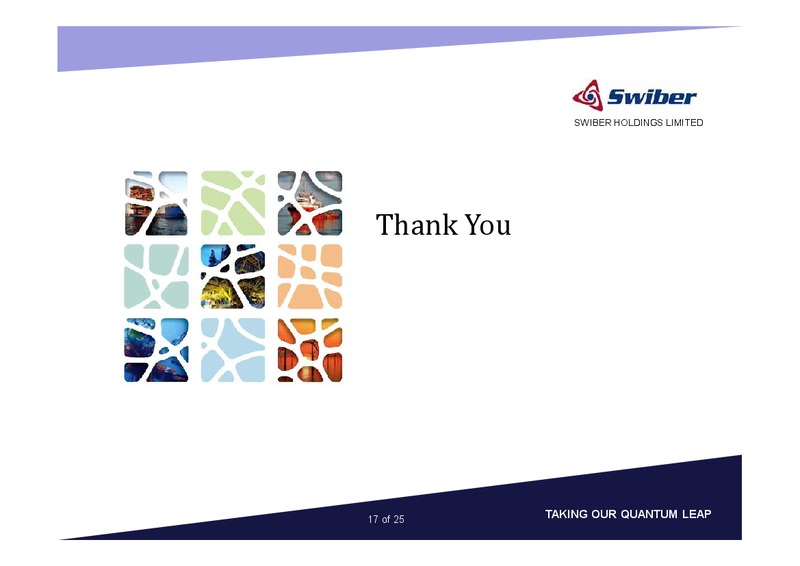 NOVEMBER 2013 CORPORATE PRESENTATION – Swiber Holdings Limited – slide 17