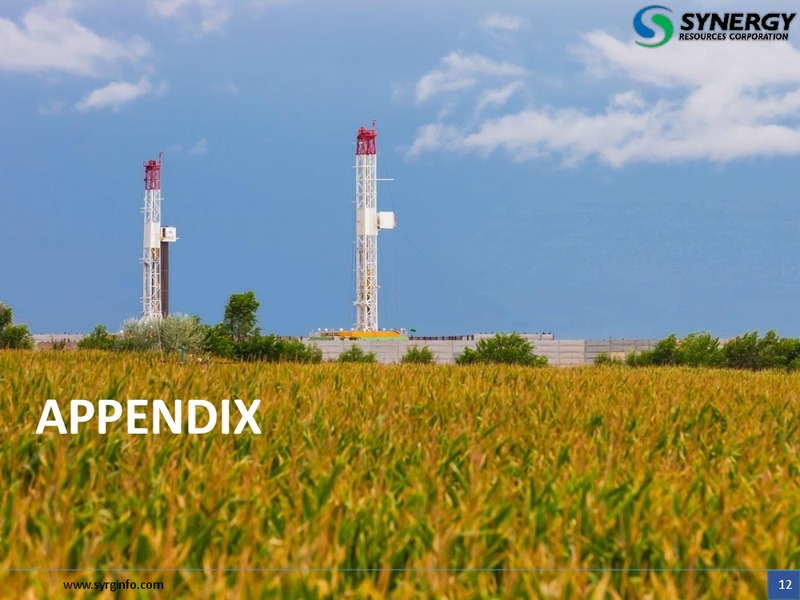 October 2016 Corporate Presentation – SRC Energy Inc – slide 11