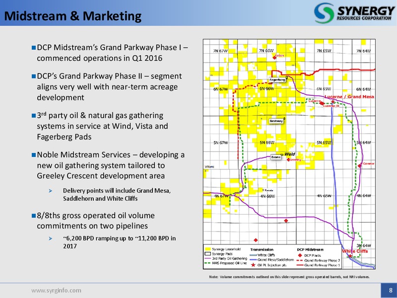December 2016 Investor Presentation – SRC Energy Inc – slide 7