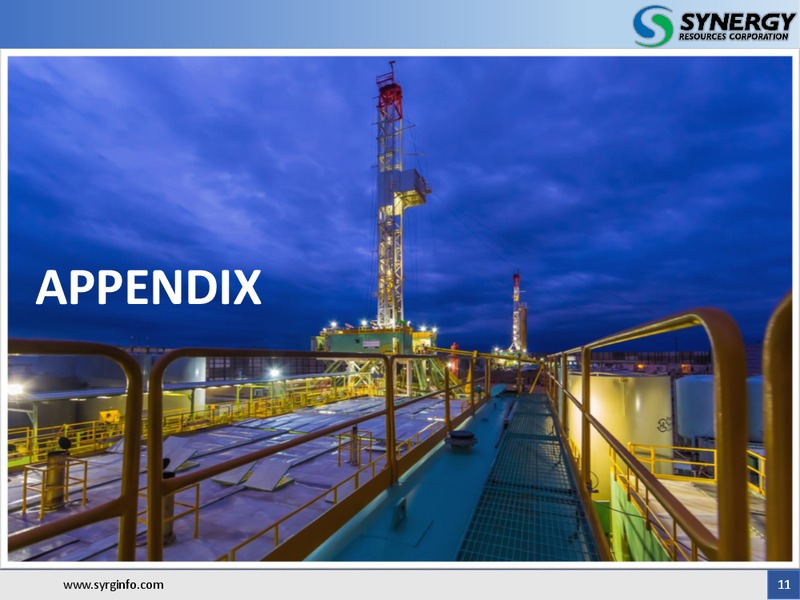 December 2016 Investor Presentation – SRC Energy Inc – slide 10