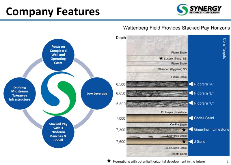 February 2016 Investor Presentation – SRC Energy Inc – slide 2