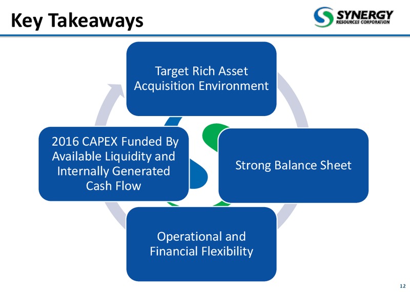 February 2016 Investor Presentation – SRC Energy Inc – slide 11