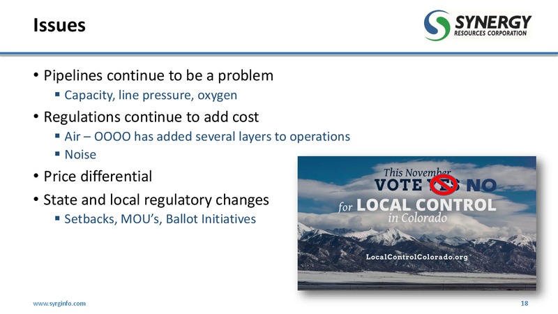 DUG Conference Presentation – SRC Energy Inc – slide 17