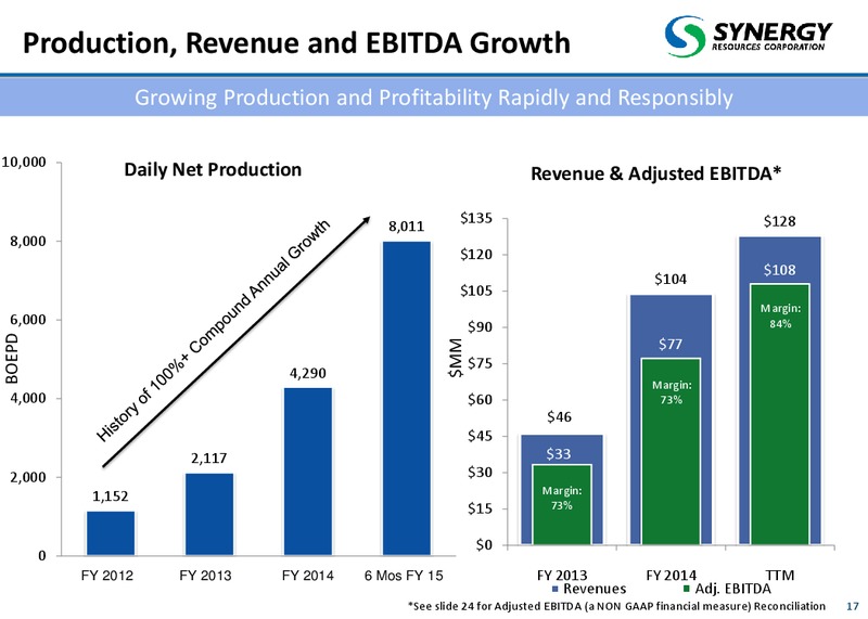 JUNE 2015 CORPORATE PRESENTATION – SRC Energy Inc – slide 17