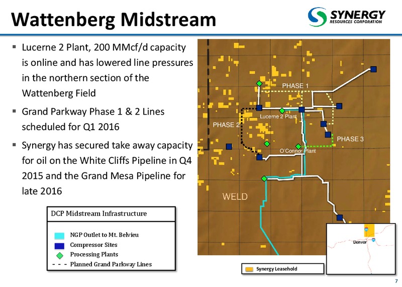 September 2015 Investor Presentation – SRC Energy Inc – slide 6