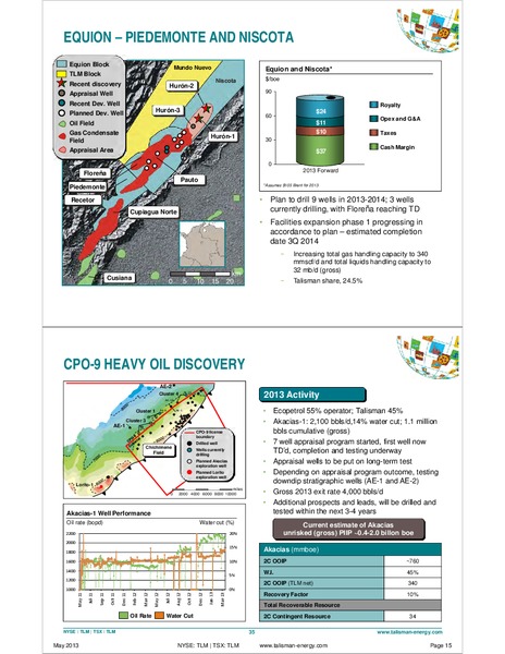 Q1 2013 EARNINGS CALL – Talisman Energy Inc. – slide 17