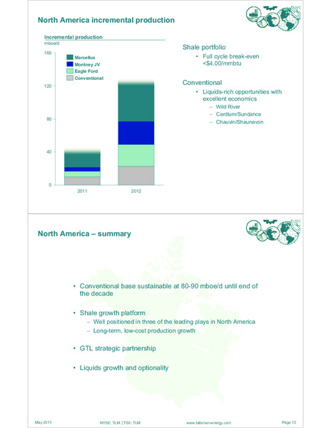 MAY 2011 INVESTOR OPEN HOUSE – Talisman Energy Inc. – slide 34