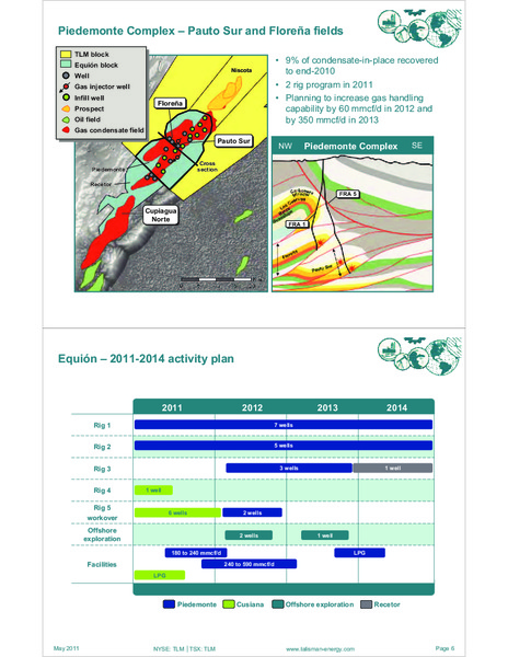 MAY 2011 INVESTOR OPEN HOUSE – Talisman Energy Inc. – slide 80