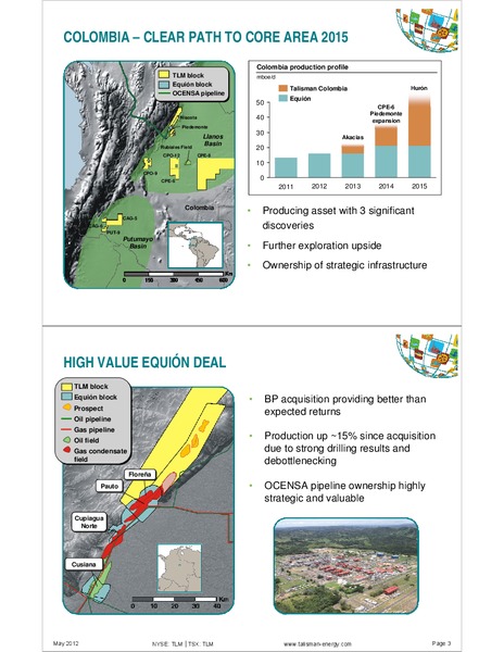 MAY 2012 INVESTOR OPEN HOUSE – Talisman Energy Inc. – slide 4