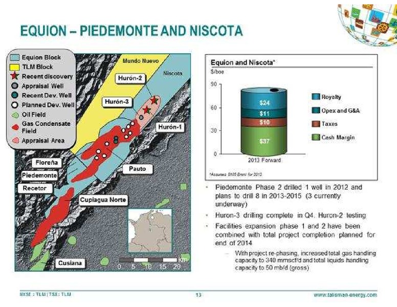 PETERS & COMPANY LIMITED 2013 NORTH AMERICAN OIL AND GAS CONFERENCE – Talisman Energy Inc. – slide 13