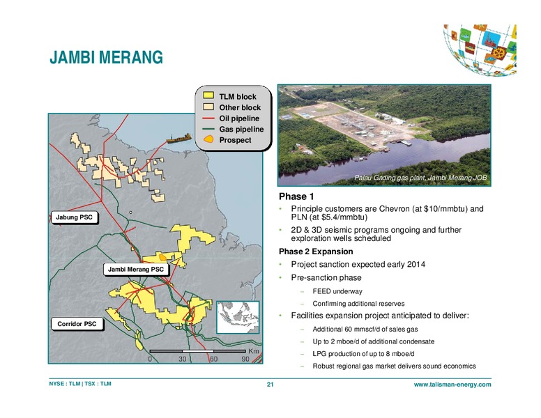OCTOBER 2013 ASIA PACIFIC OVERVIEW – Talisman Energy Inc. – slide 19