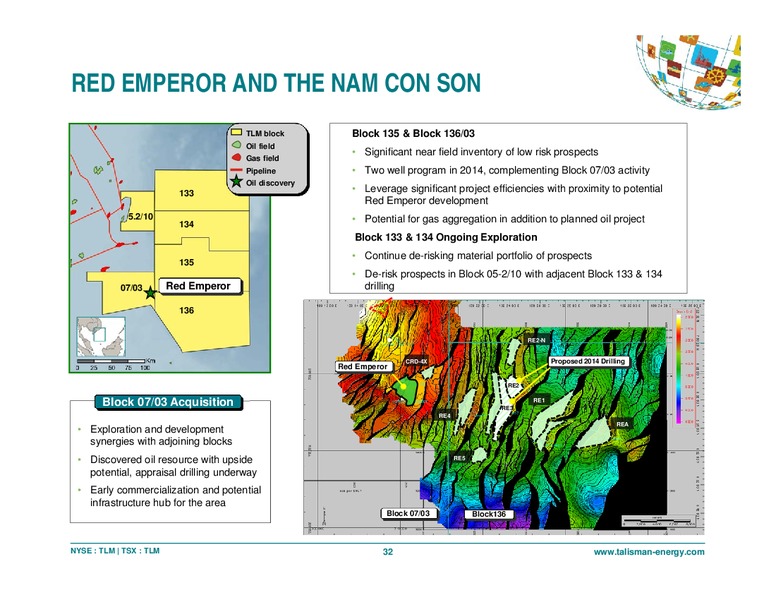 OCTOBER 2013 ASIA PACIFIC OVERVIEW – Talisman Energy Inc. – slide 30