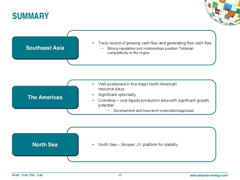 CAPP INVESTMENT SYMPOSIUM – Talisman Energy Inc. – slide 16