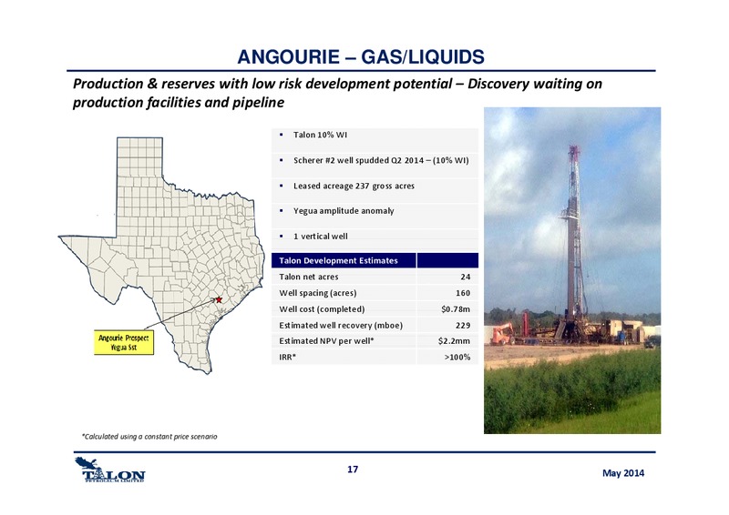ANNUAL GENERAL MEETING – Talon Petroleum Limited – slide 17
