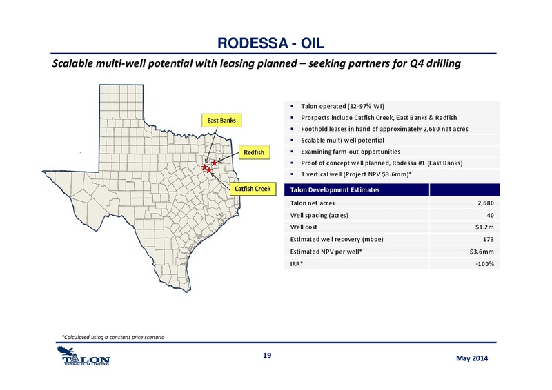 ANNUAL GENERAL MEETING – Talon Petroleum Limited – slide 19