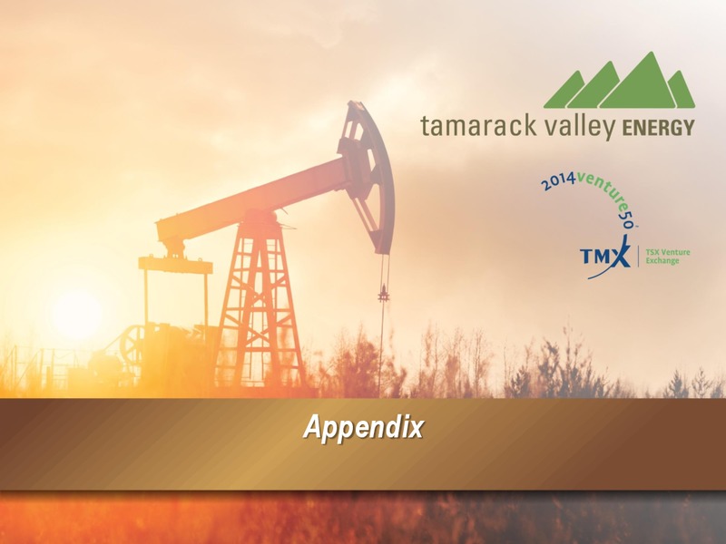 Corporate Presentation – Tamarack Valley Energy Ltd. – slide 14