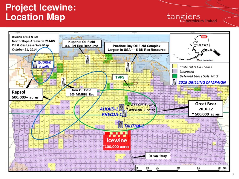 Project Icewine Update – 88 Energy Limited – slide 3