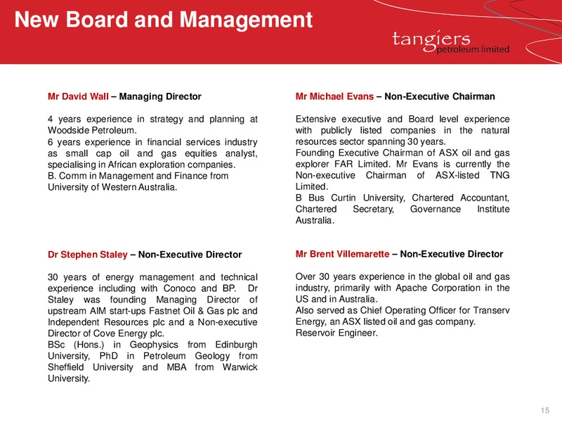 JANUARY 2015 CORPORATE PRESENTATION – 88 Energy Limited – slide 15