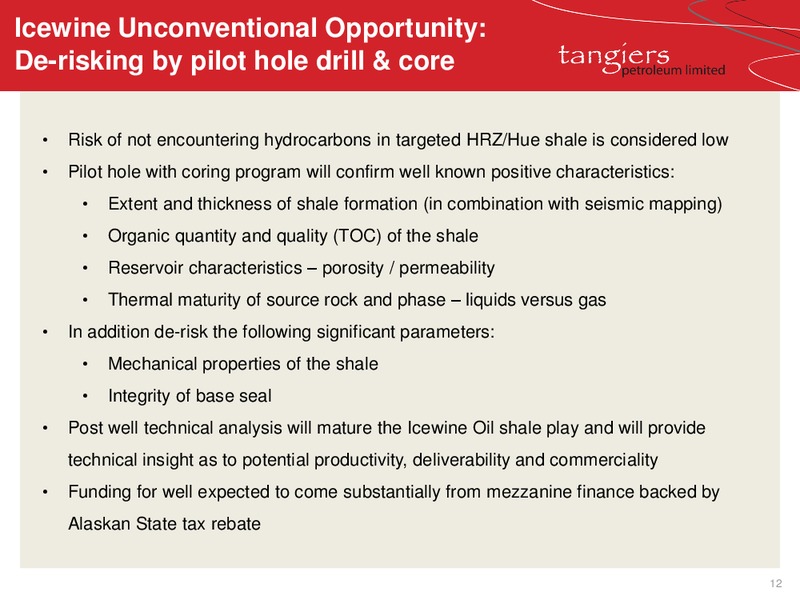 PROJECT ICEWINE – 88 Energy Limited – slide 12
