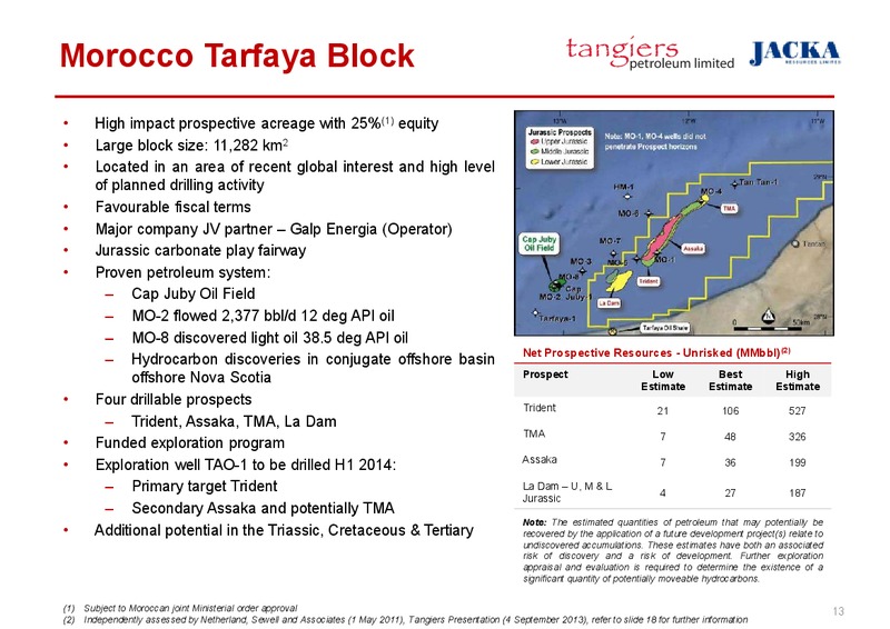 INVESTOR PRESENTATION – 88 Energy Limited – slide 13