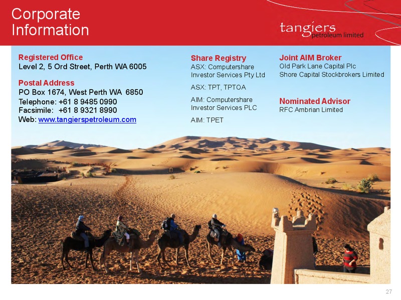 INVESTOR PRESENTATION – 88 Energy Limited – slide 25