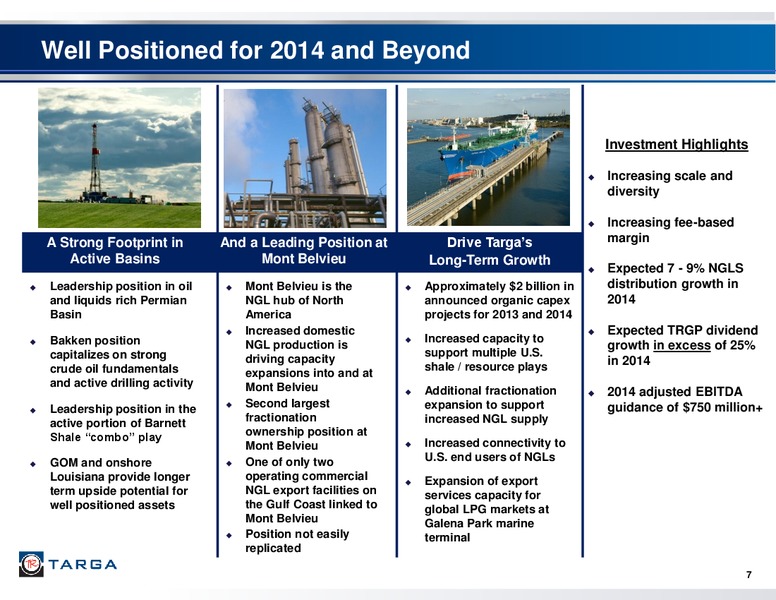 4Q 2013 – Targa Resources Corp. – slide 6