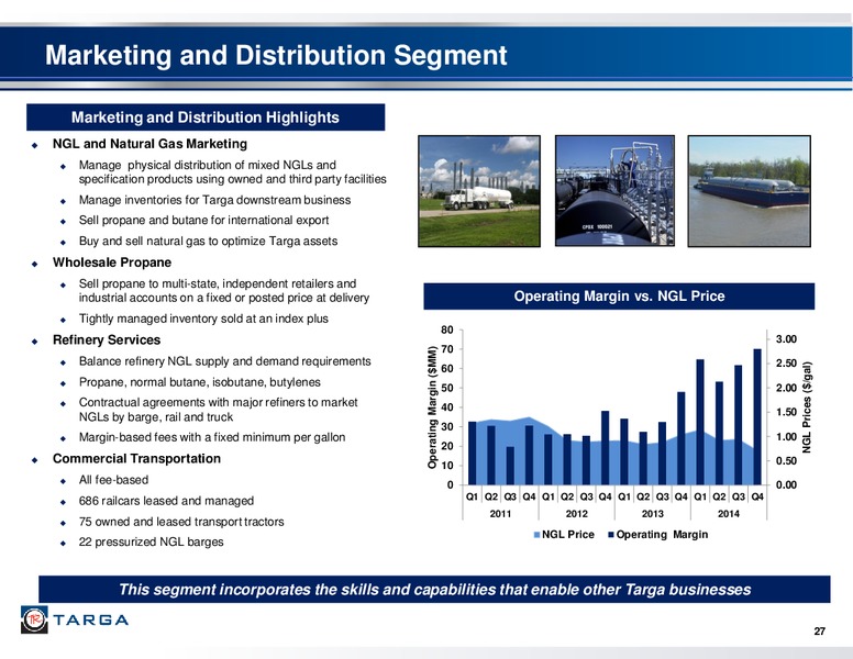 Investor Presentation – Targa Resources Corp. – slide 26