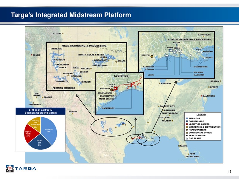 FIRST QUARTER 2012 INVESTOR PRESENTATION – Targa Resources Corp. – slide 15