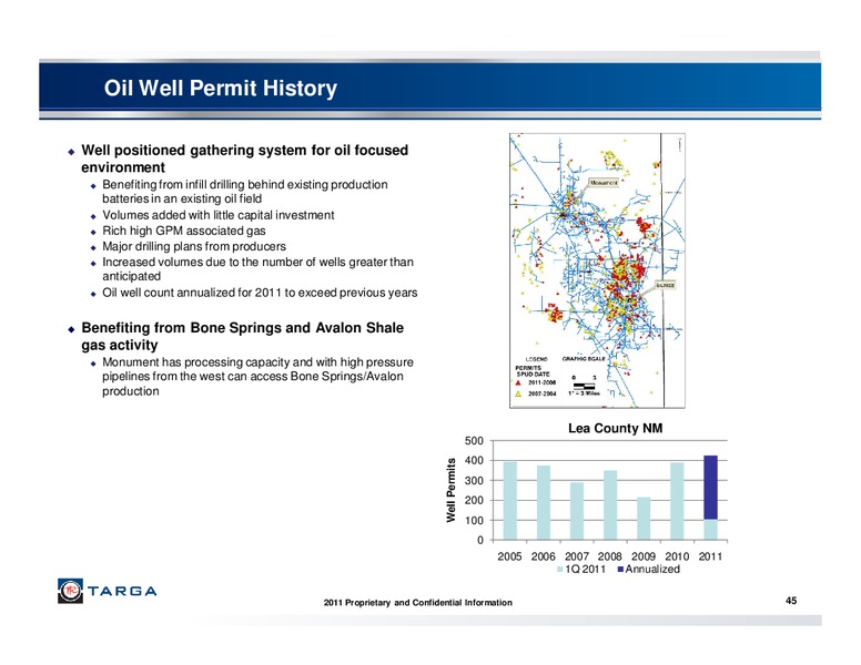 JUNE 2011 INVESTOR PRESENTATION – Targa Resources Corp. – slide 44