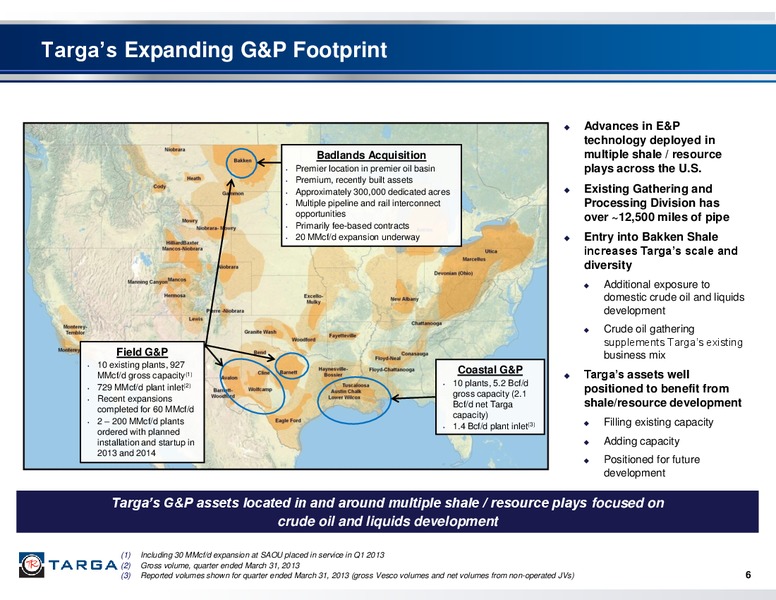 JP MORGAN 2ND ANNUAL UTILITY & MIDSTREAM 1X1 CORPORATE ACCESS DAY – Targa Resources Corp. – slide 5