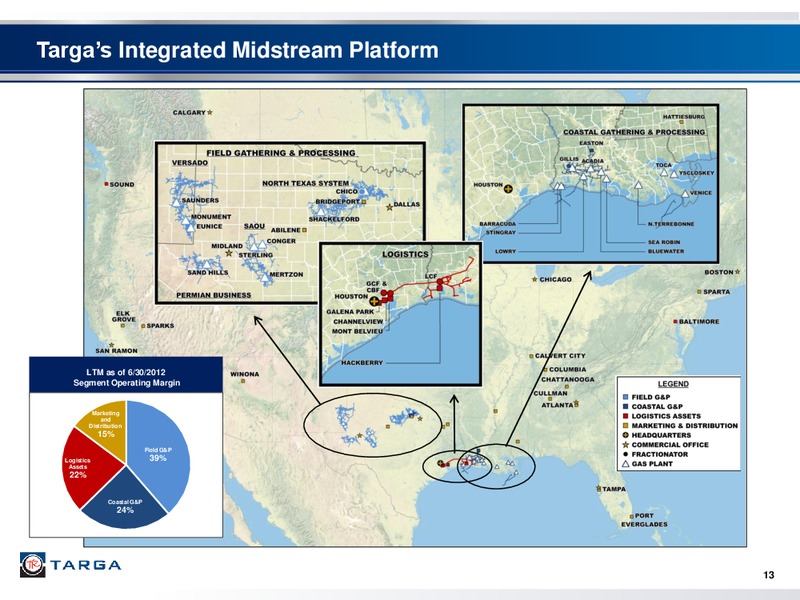 INVESTOR PRESENTATION – Targa Resources Corp. – slide 12