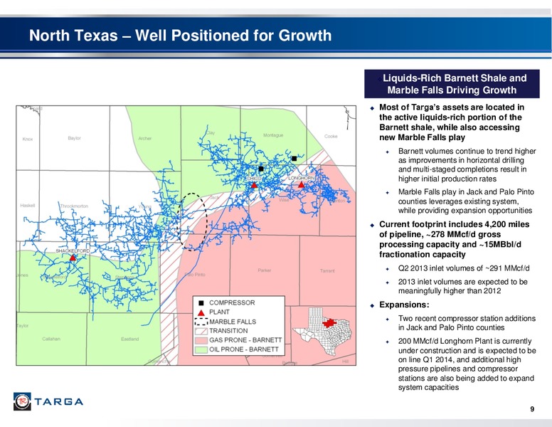 BARCLAYS CEO ENERGY POWER CONFERENCE – Targa Resources Corp. – slide 8
