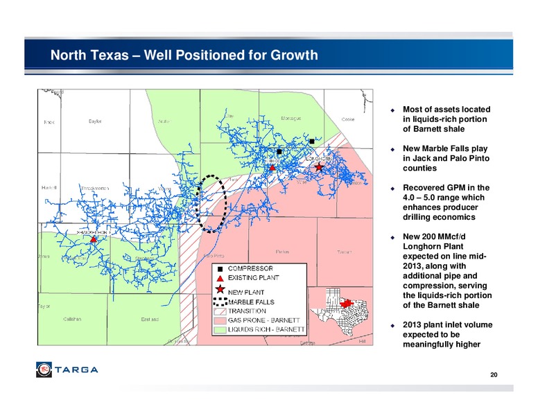 Q3 2012 – Targa Resources Corp. – slide 19