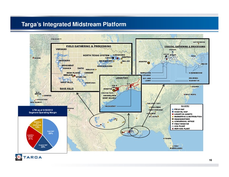 THIRD QUARTER 2012 INVESTOR PRESENTATION – Targa Resources Corp. – slide 15