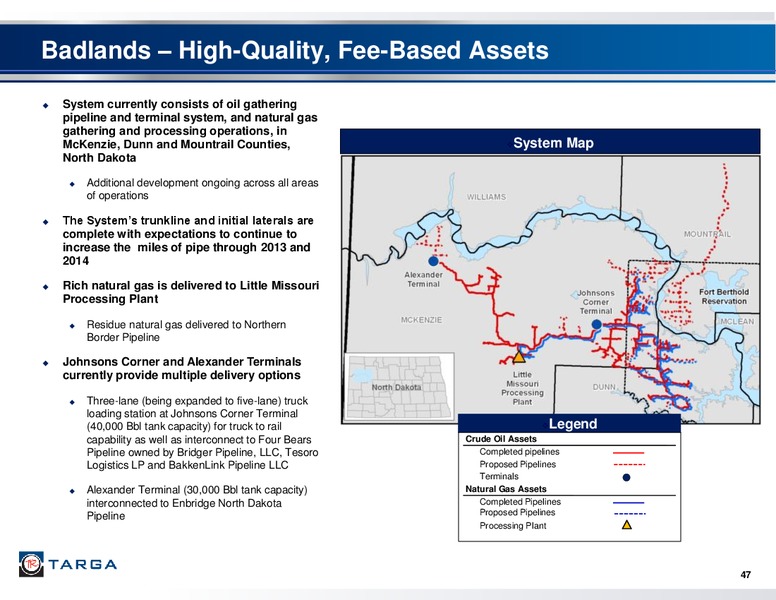 Q3 2013 INVESTOR AND ANALYST CONFERENCE – Targa Resources Corp. – slide 46