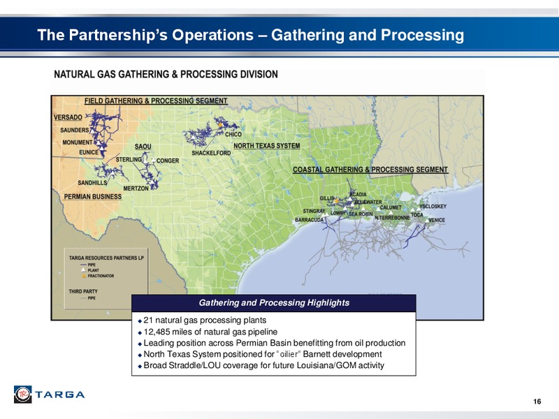 Q3 2011 EARNINGS CALL – Targa Resources Corp. – slide 15