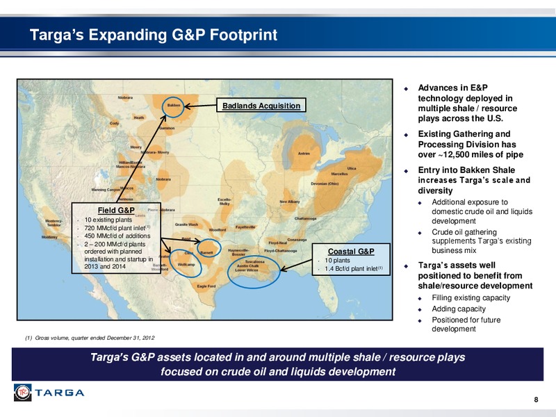 Q4 2012 EARNINGS CALL – Targa Resources Partners Lp – slide 7
