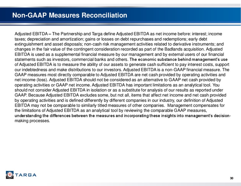 Q2 2013 EARNINGS CALL – Targa Resources Partners Lp – slide 29
