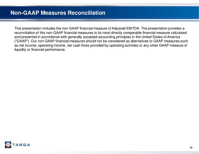 BARCLAYS CEO ENERGY POWER CONFERENCE – Targa Resources Partners Lp – slide 30