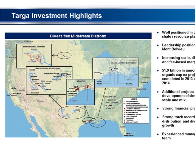 WELLS FARGO 12TH ANNUAL MLP PIPELINE AND ENERGY CONFERENCE – Targa Resources Partners Lp – slide 18