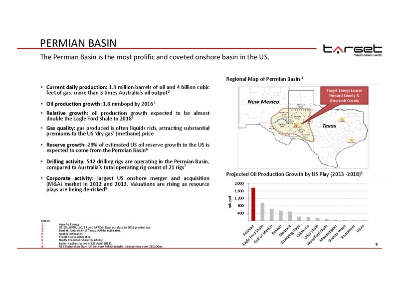 GOOD OIL CONFERENCE – Target Energy Limited – slide 7