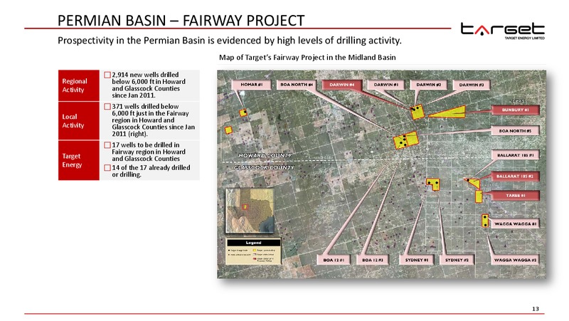 IPAA OGIS SAN FRANCISCO – Target Energy Limited – slide 12