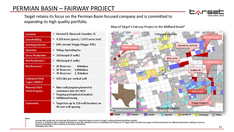ANNUAL GENERAL MEETING – Target Energy Limited – slide 12