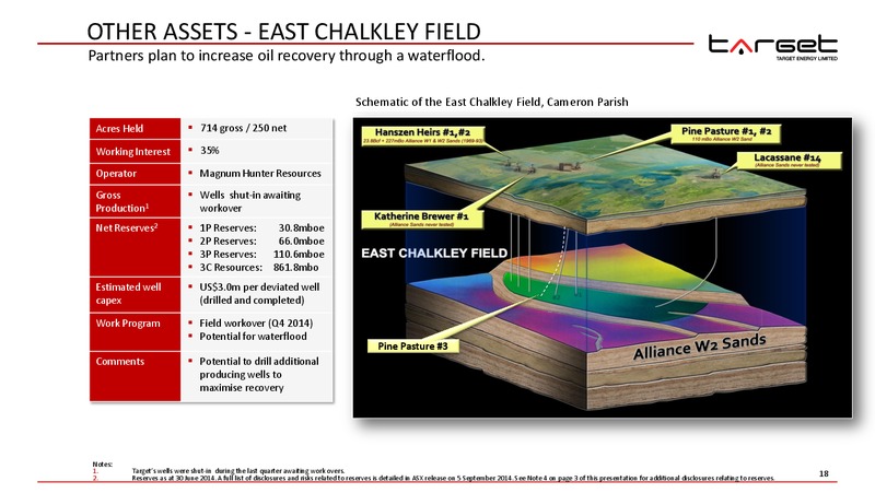 AGM – Target Energy Limited – slide 17